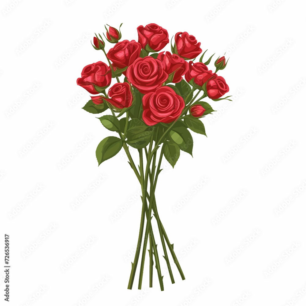 Bouquet of red Roses