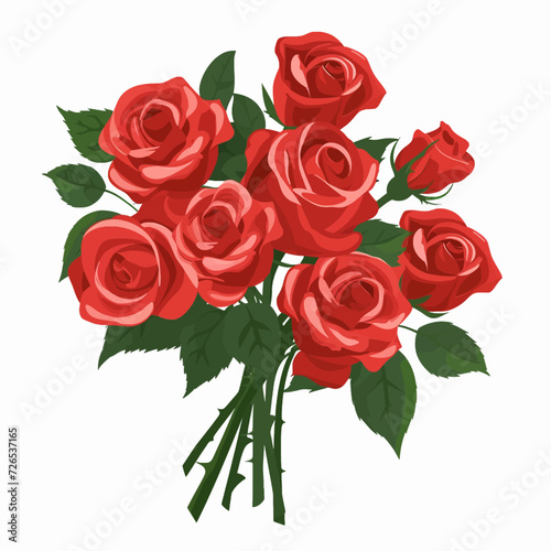 Bouquet of red Roses
