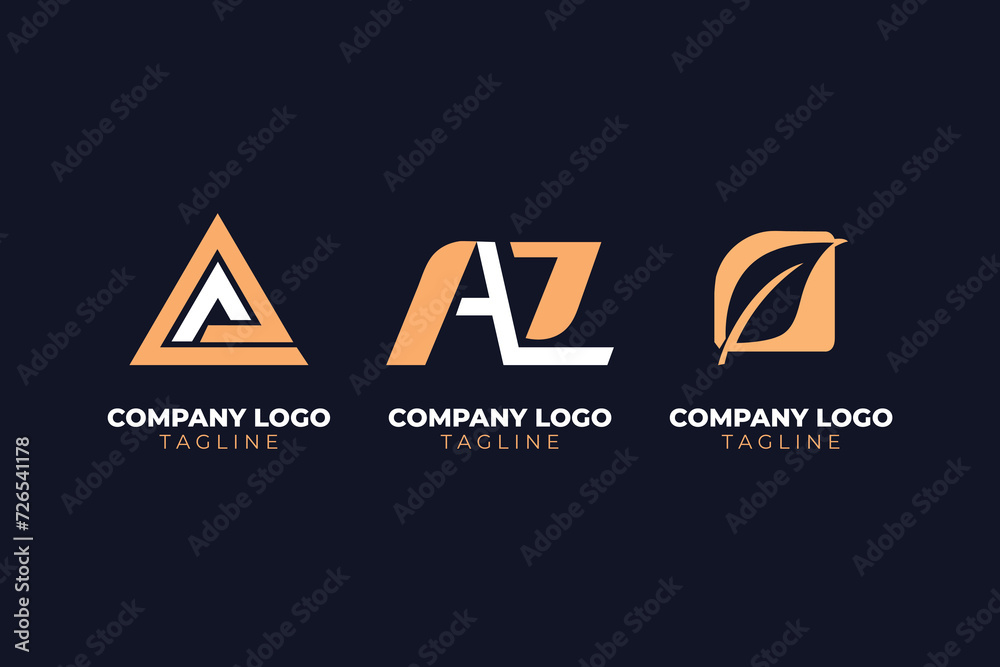 Free vector set of company logo design ideas vector Free vector set of company logo design ideas vector