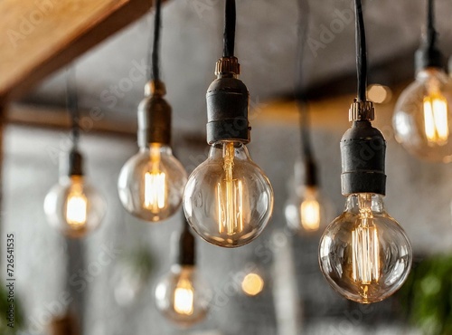 Decorative Edison Light Bulbs © D'Arcangelo Stock