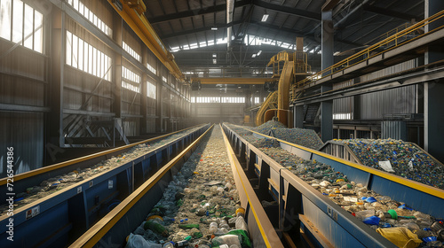  sorting system in a waste recycling l