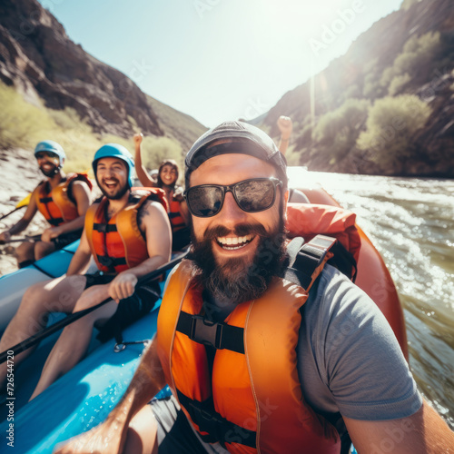 Thrills and Spills: A Day of Adventure with Friends on the Rafting Rapids
