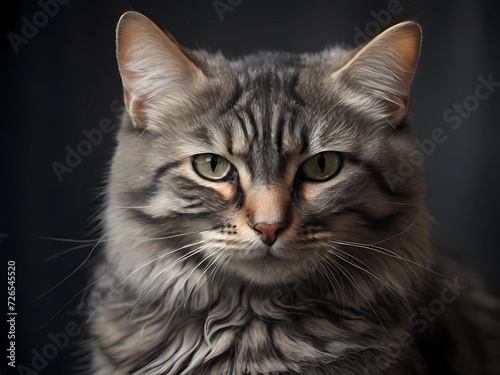 Graceful Whispers: The Enigmatic Charisma of the Gray Cat