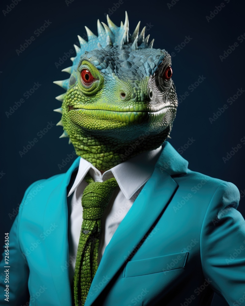Reptiloid humanoid. Portrait of a lizard woman Reptiloid humanoid. Portrait of a lizard woman