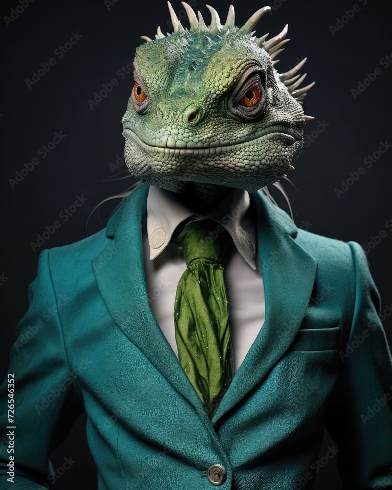 Reptiloid humanoid. Portrait of a lizard woman Reptiloid humanoid. Portrait of a lizard woman