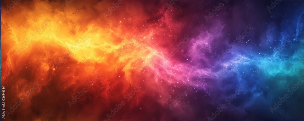 Abstract background of rainbow colors for advertising banner