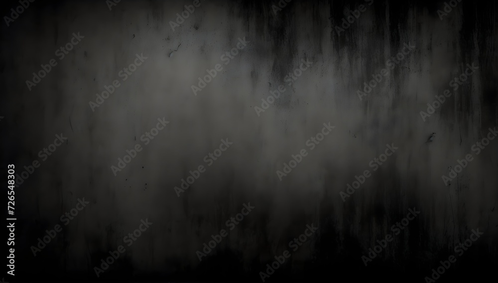 Black grunge background with space