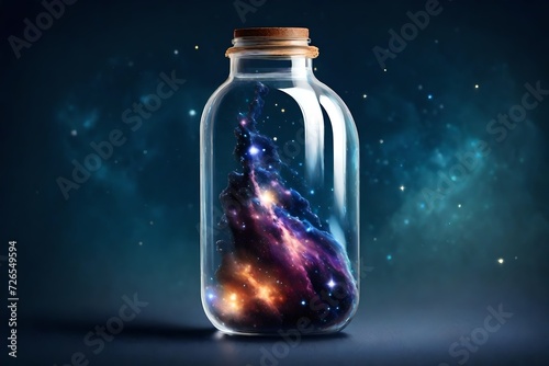 bottle with stars