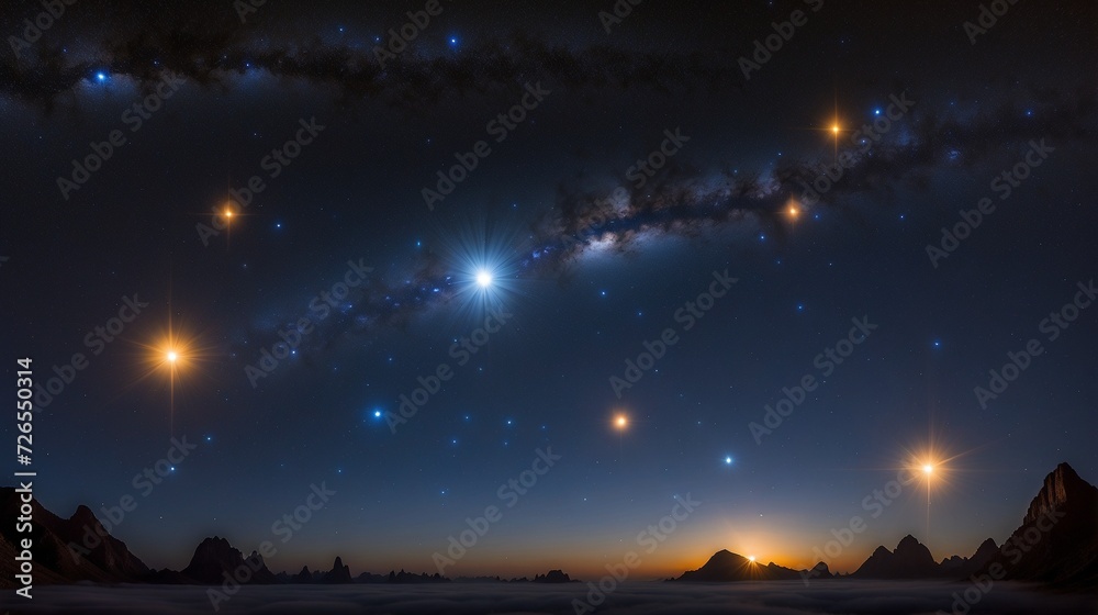 Fototapeta premium Stars in the sky