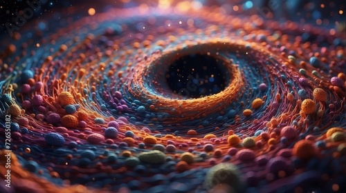 animated version of a black hole