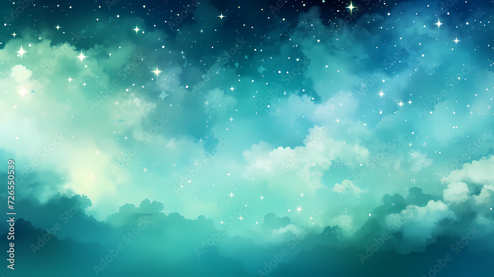 Sparkling starry night sky background Sparkling starry night sky background