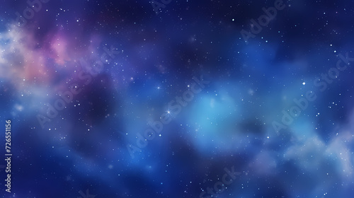 Gradient abstract stars background, starry night sky © xuan
