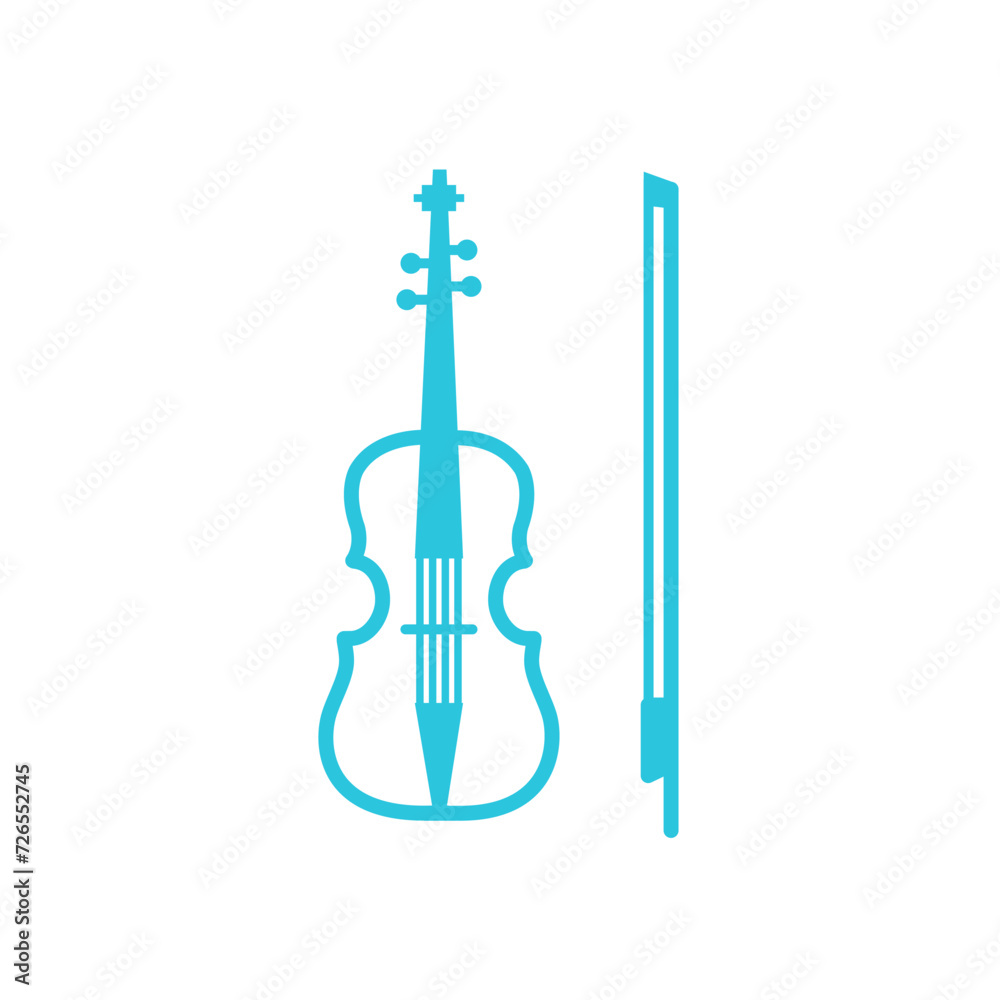 Violin. From blue icon set Violin. From blue icon set