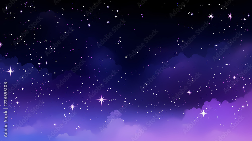 Sparkling starry night sky background Sparkling starry night sky background