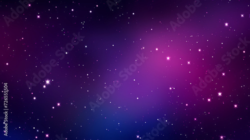 Sparkling starry night sky background