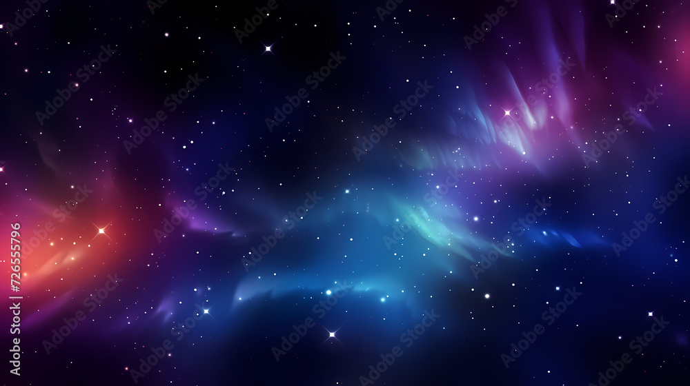 Obraz premium Sparkling starry night sky background