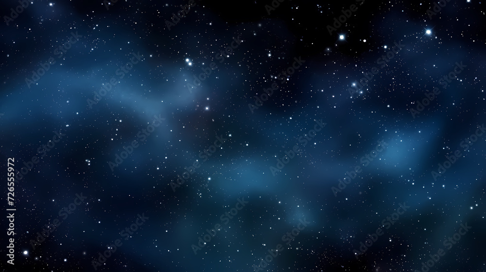 Sparkling starry night sky background