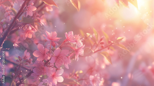 Ethereal pink wallpaper pastel flower