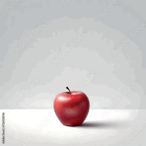 Apple colorful vector  illustration design flat cartoon style