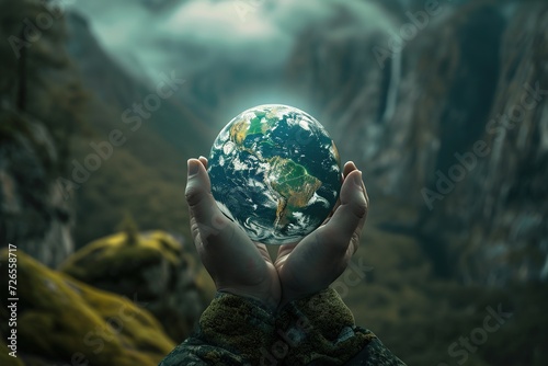 Save Earth, concept of environmental conservation
