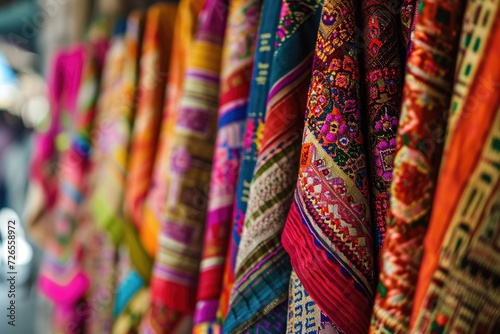Thailands vibrant fabric crafts.