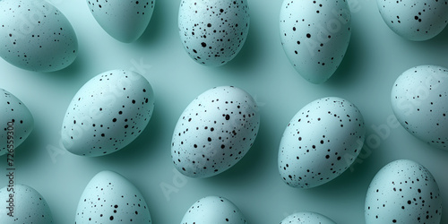 An elegant minimalist Easter egg pattern
