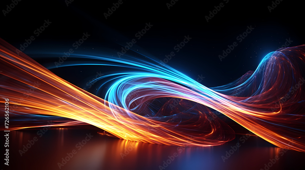 Abstract background of future network technology and network connections Abstract background of future network technology and network connections