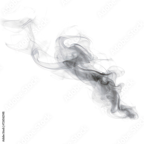 Abstract black and gray smoke g a soft cloudy on transparent png. © Feecat