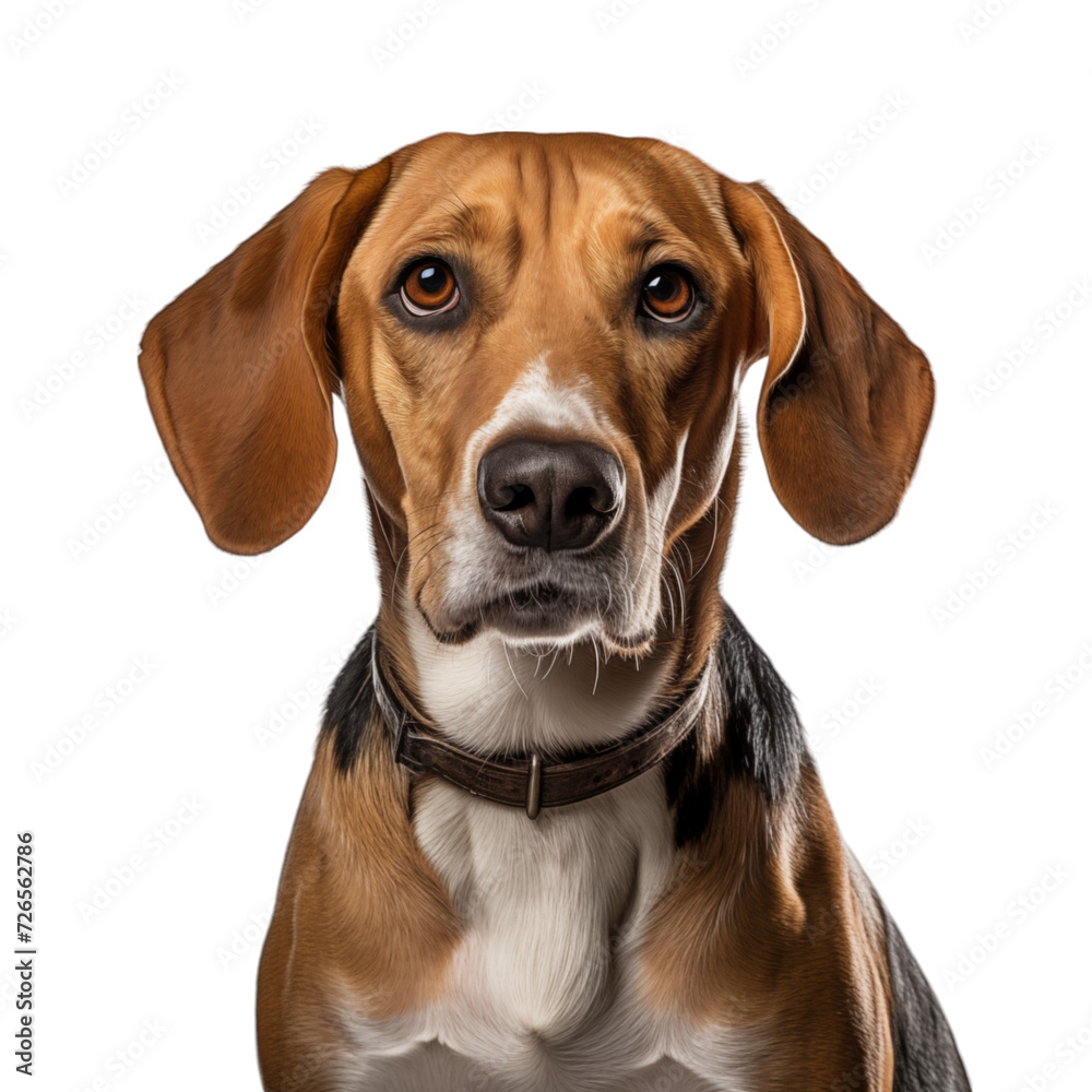 American Foxhound dog Png file