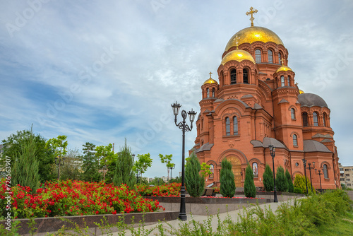 Alexander Nevsky Cathedral on a summer day. Volgograd, Russia