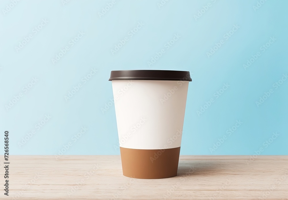 mockup dis posable coffee