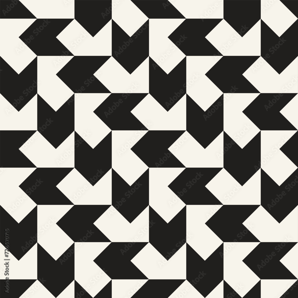 Vector seamless pattern. Repeating geometric elements. Stylish monochrome background design. Vector seamless pattern. Repeating geometric elements. Stylish monochrome background design.