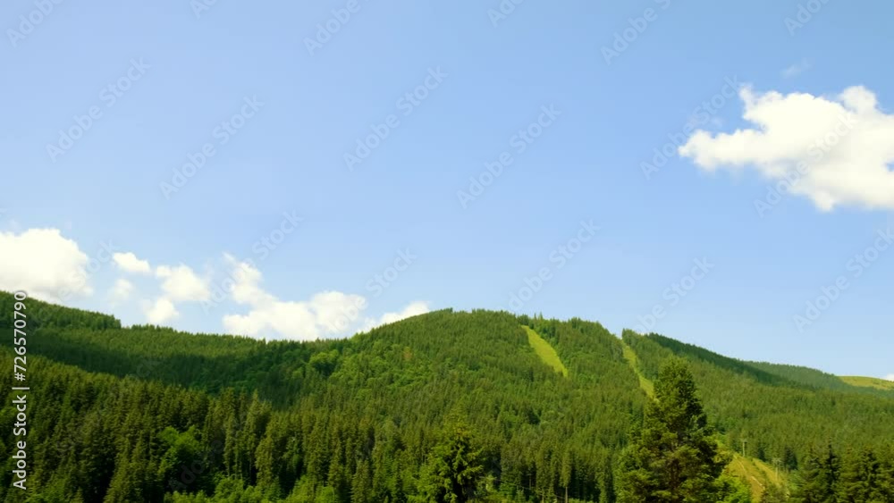 view of the Carpathian mountains in summer. selective focus. view of the Carpathian mountains in summer. selective focus.