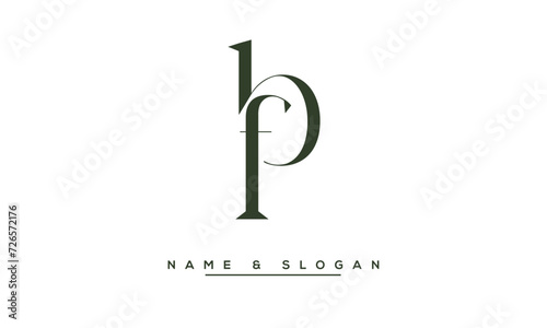 FB,  BF,  F,  B  Abstract  Letters  Logo  Monogram photo