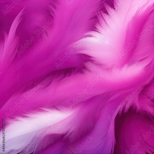 Stylish Pink and Purple Soft Feathers Background