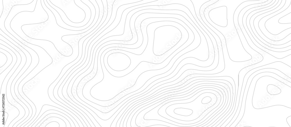 Abstract topographic Contour Map Subtle White Vector Background . Blank Detailed topographic patter line map background .Topographic Map Of Wild West Abstract Vector Background.	