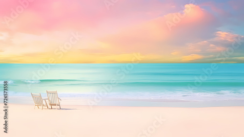 Abstract beautiful beach background with crystal clear water © xuan