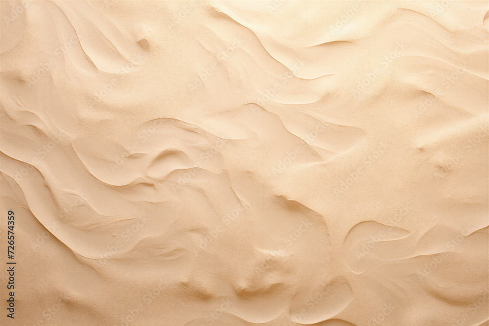 Obraz premium Luxurious Elegance: Beautiful Texture of Beige Brown Smooth Stucco