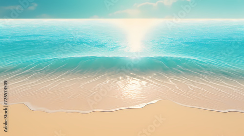 Abstract beautiful beach background with crystal clear water