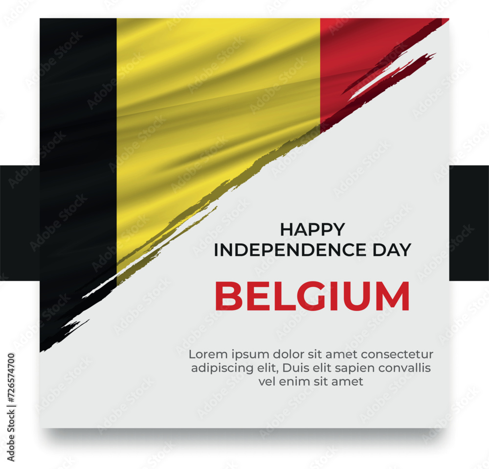 Fototapeta premium social media post templates with the theme of world countries' independence day