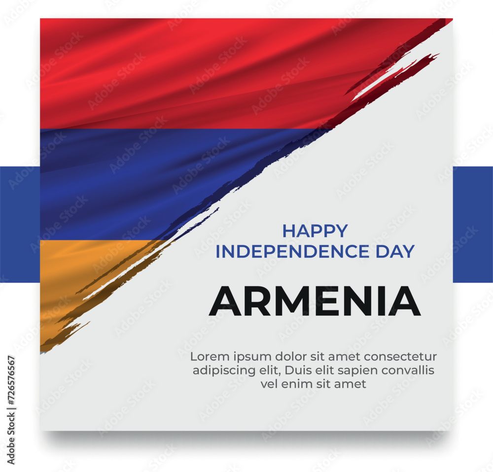 social media post templates with the theme of world countries' independence day