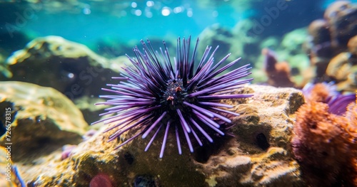 The Black Long-Spine Urchin of the Coral Reef. Diadema setosum is a species of long-spined sea urchin belonging to the family Diadematidae