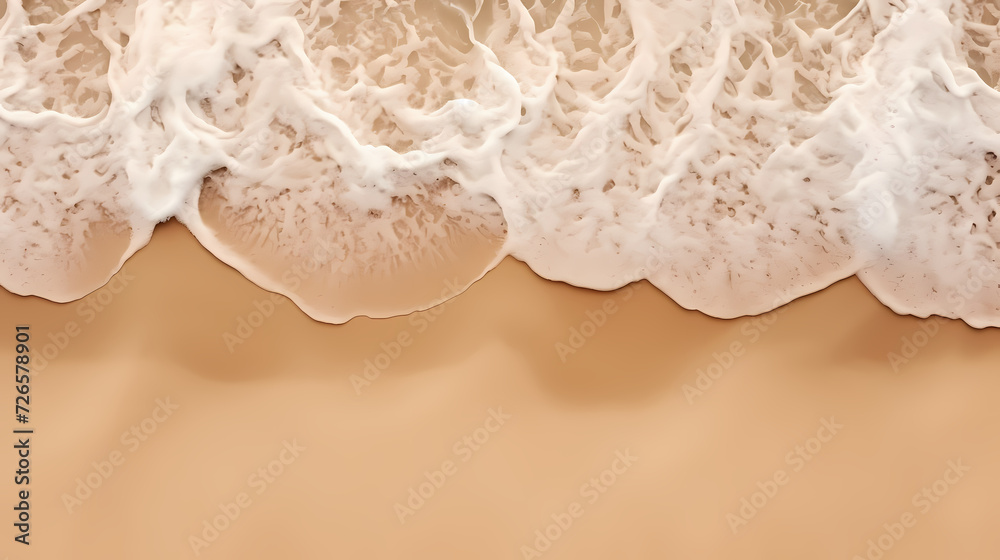 Abstract beautiful beach background with crystal clear water