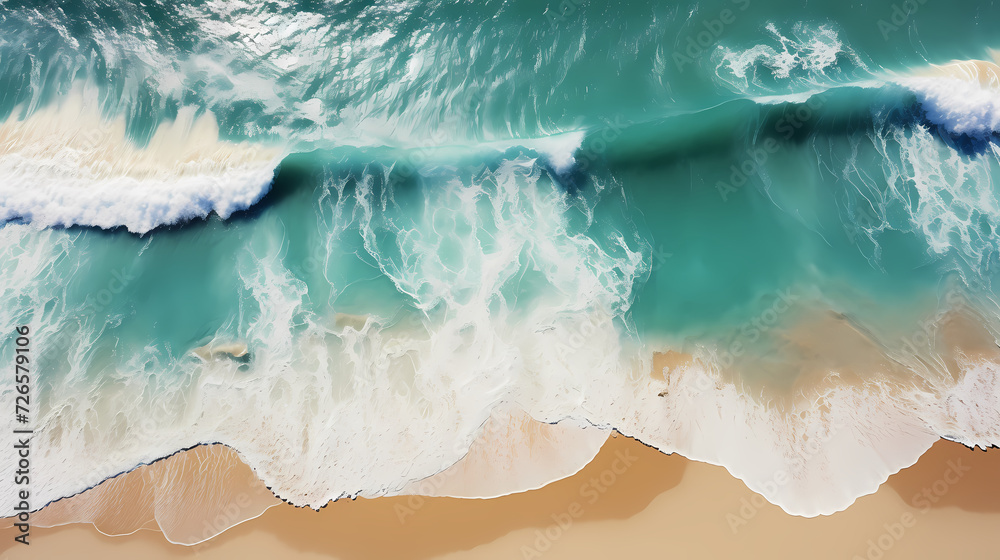 Panoramic natural landscape of beautiful beach Panoramic natural landscape of beautiful beach