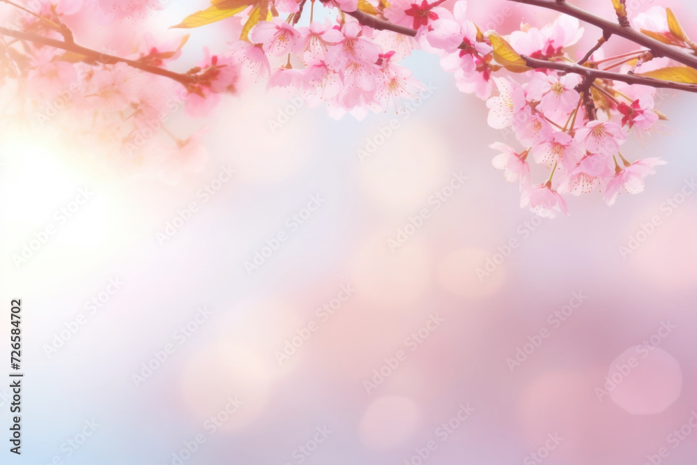 Beautiful spring blossom background
