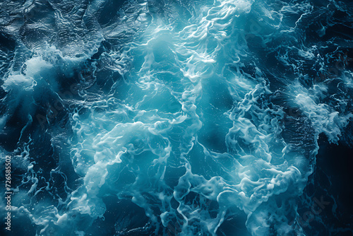 ocean wallpaper in rough waters © ChemaVelasco