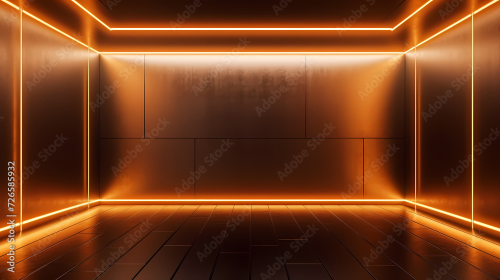 3D space, light shining from above, empty room 3D space, light shining from above, empty room