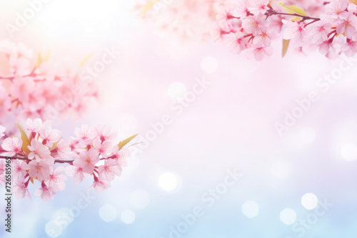 Beautiful spring blossom background © pilipphoto