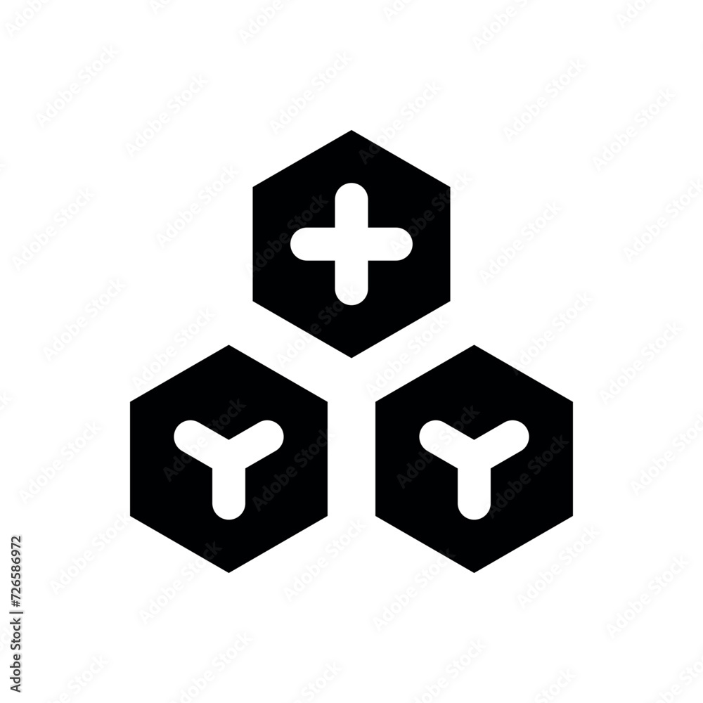 Obraz premium new block icon vector illustration