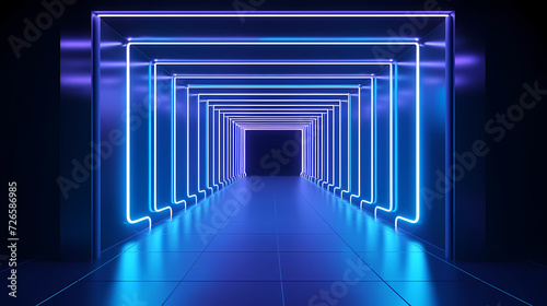 3D space  light shining from above  empty room